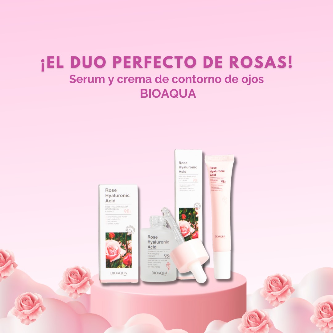 SERUM + CONTORNO DE ROSAS Y ACIDO